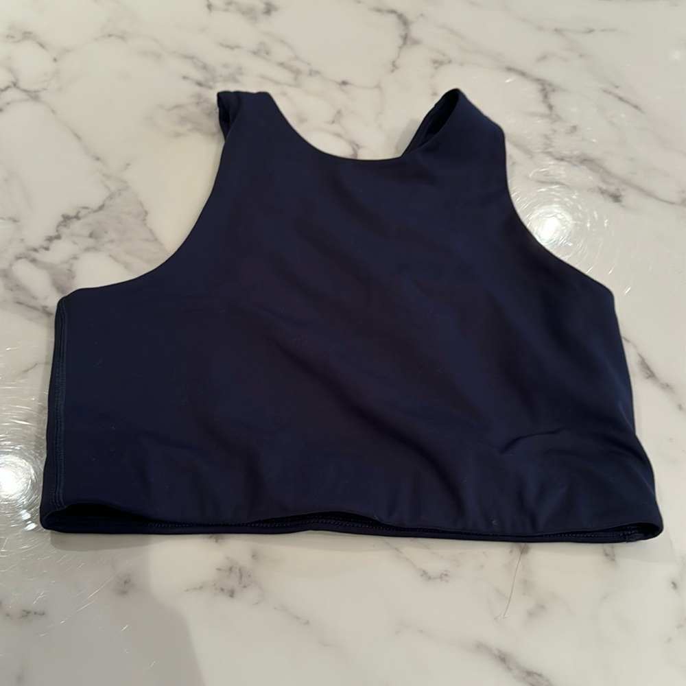 Navy blue athletic tank